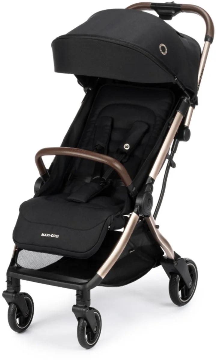 Eva3 wandelwagen - Champagne - Buggy - 0 - 4 jaar, 0 - 22 kg - Lichtgewicht & Compact de Maxi-Cosi en Essential Black – photo produit