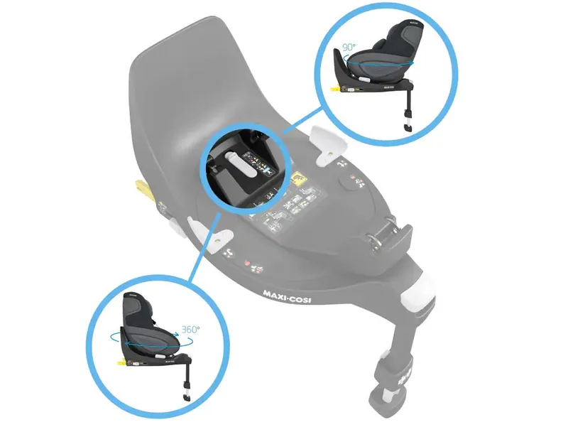 FamilyFix 360 i-Size Isofix autostoel base by Maxi-Cosi in Essential Grey – product photo 3 of 4