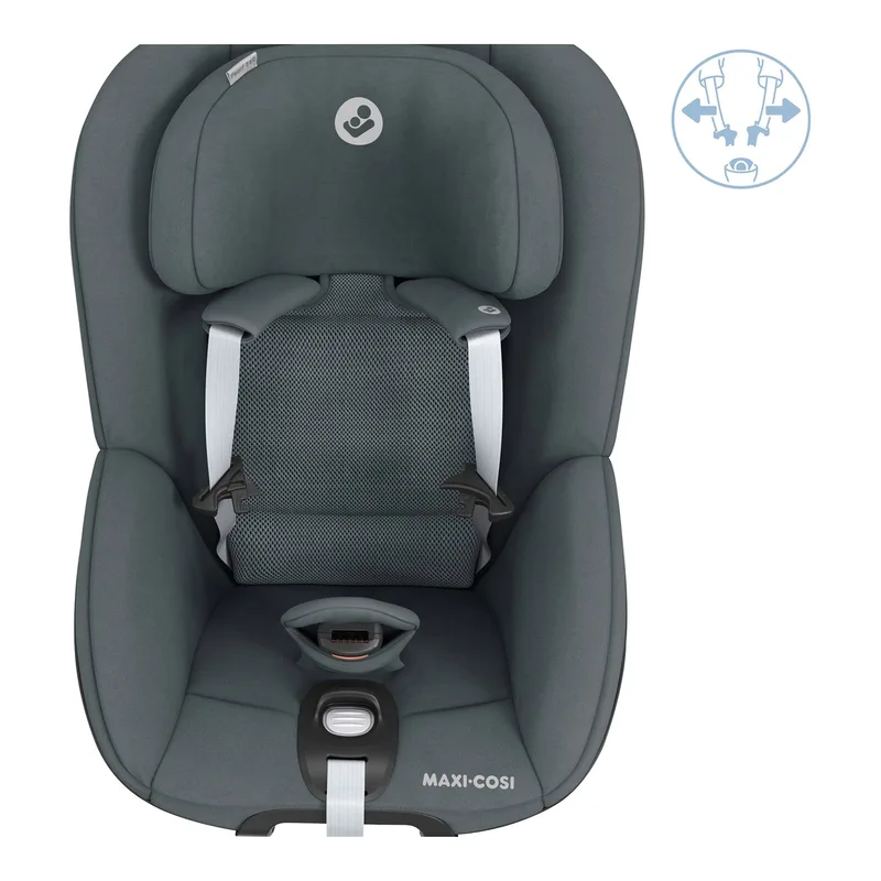 Kindersitz Pearl 360 inkl. Isofix-Basis FamilyFix 360 van Maxi-Cosi in Grijs – productfoto 1 van 3