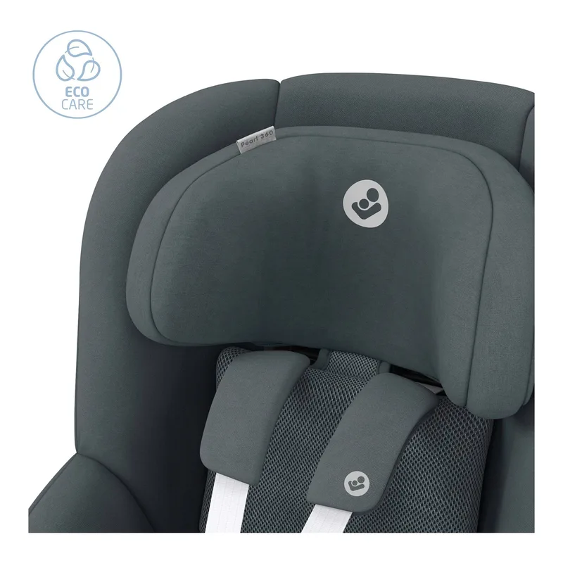 Kindersitz Pearl 360 inkl. Isofix-Basis FamilyFix 360 van Maxi-Cosi in Grijs – productfoto 2 van 3