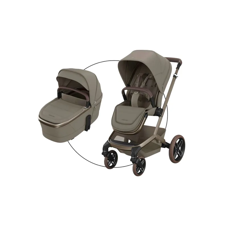 Kombikinderwagen Fame by Maxi-Cosi in Brown, 95,5 × 61,5 × 110 mm – product photo