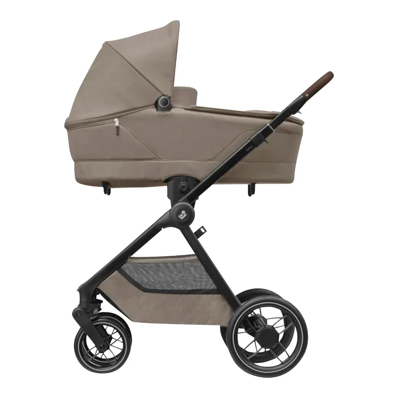 Kombikinderwagen Oxford+ Travel-Set inkl. Babyschale Pebble 360 Pro 2 und Isofix-Basis FamilyFix 360 Pro van Maxi-Cosi in Beige – productfoto