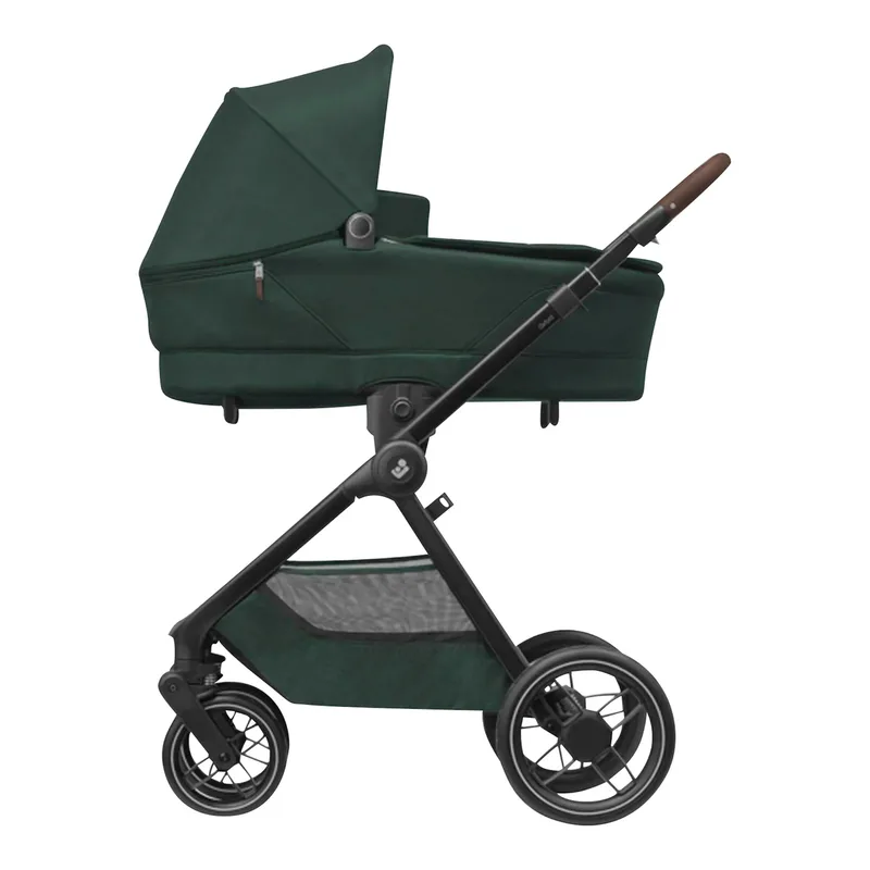 Kombikinderwagen Oxford+ Travel-Set inkl. Babyschale Pebble 360 Pro 2 und Isofix-Basis FamilyFix 360 Pro van Maxi-Cosi in Groen – productfoto