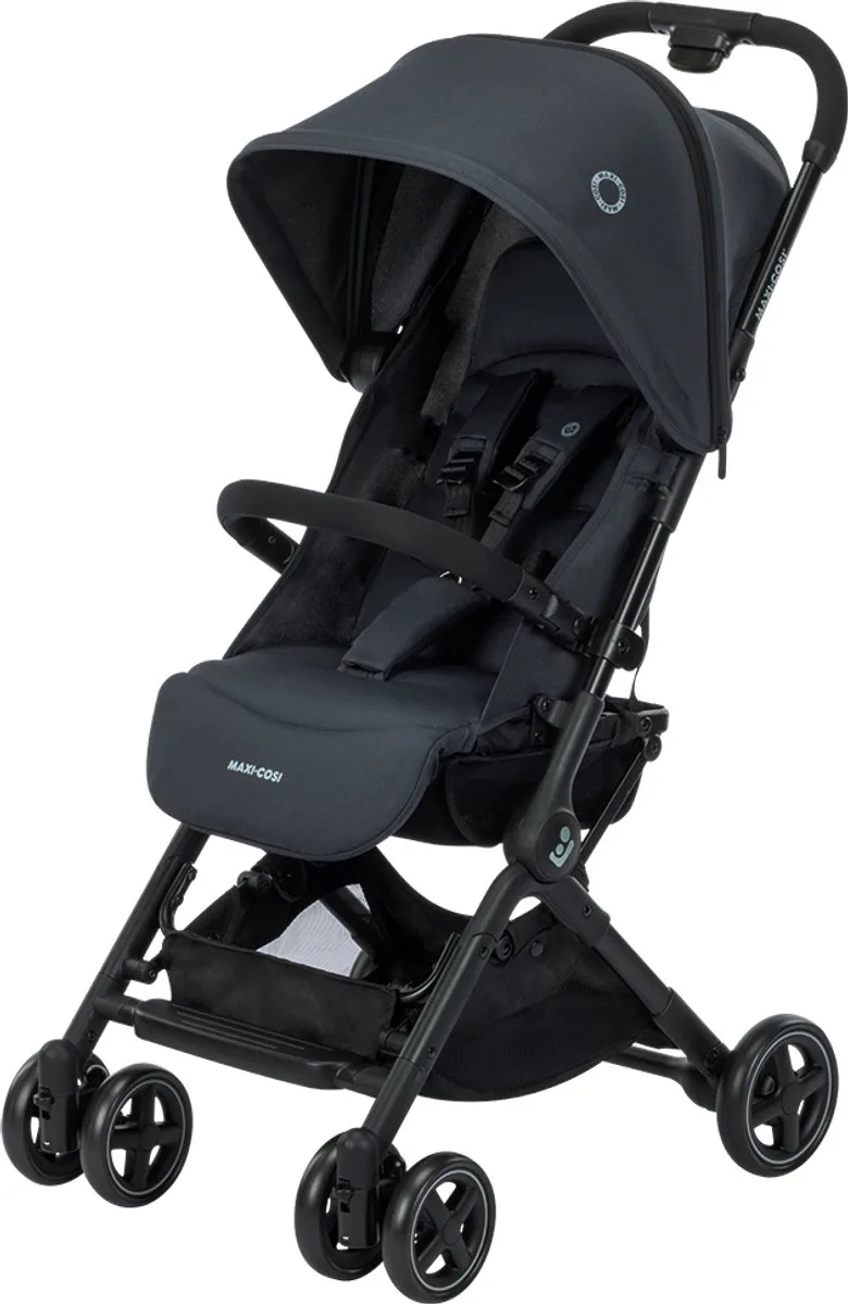 Lara² Buggy - Essential Black (Black Frame) de Maxi-Cosi en Zwart – photo produit