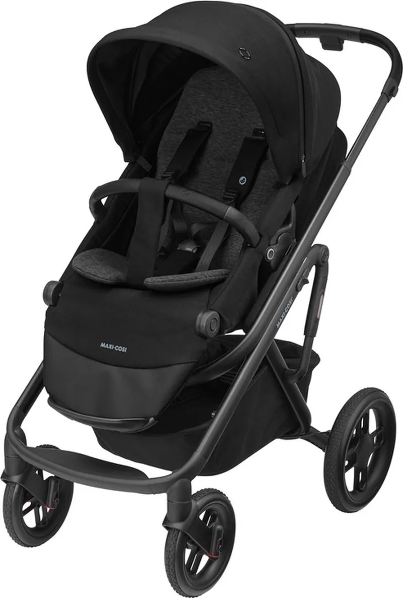 Lila XP+ Kinderwagen - Kinderwagen inclusief reiswieg en zitje by Maxi-Cosi in Essential Black – product photo