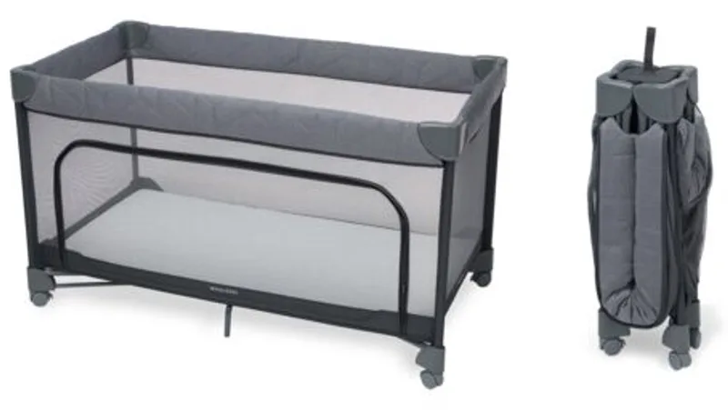 Merlin - Campingbed - Lichtgewicht met Flash-Fold - 0-4 Jaar van Maxi-Cosi in Elegance Graphite – productfoto