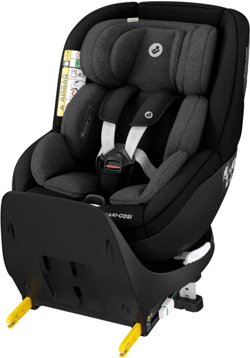 Mica Pro Eco i-Size Autostoeltje - 360° draaibaar - Gerecyclede stoffen - Vanaf de geboorte tot ca. 4 jaar by Maxi-Cosi in Authentic Black – product photo