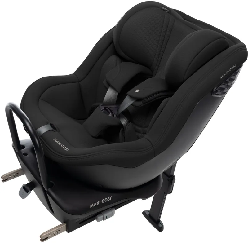 MobiFix Pro i-Size Autostoeltje - Authentic Truffle - Vanaf ca. 3 maanden tot 7 jaar de Maxi-Cosi en Authentic Black – photo produit