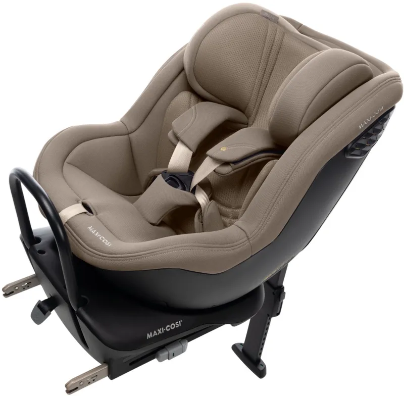 MobiFix Pro i-Size Autostoeltje - Vanaf ca. 3 maanden tot 7 jaar by Maxi-Cosi in Authentic Truffle – product photo