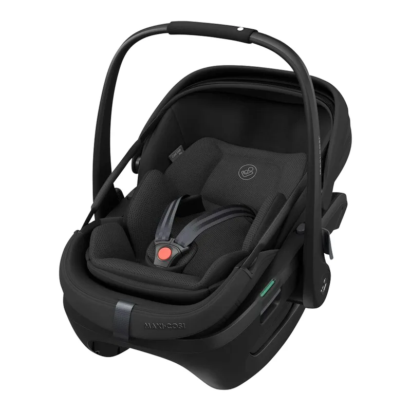 Premium Babyschale Coral Slide Pro inkl. Isofix-Basis från Maxi-Cosi i Svart, 69 × 44 × 44 mm – produktbild