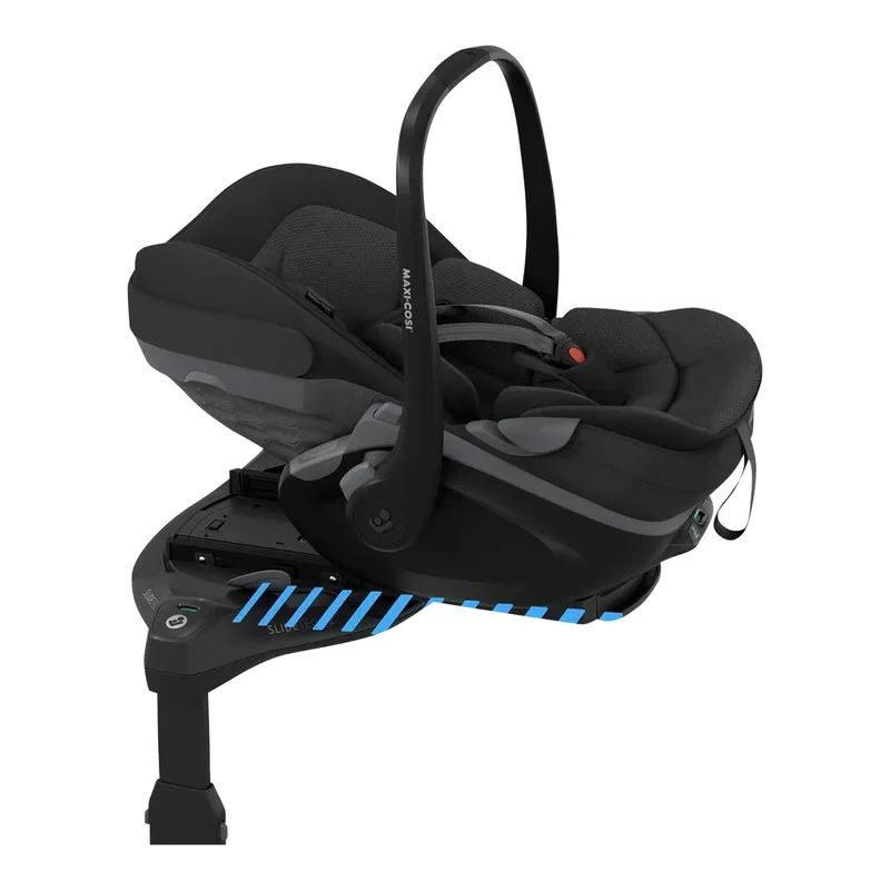 Premium Babyschale Pebble Slide Pro inkl. Isofix-Basis Familyfix Slide Pro från Maxi-Cosi i Svart, 58 × 34 × 58 mm – produktbild