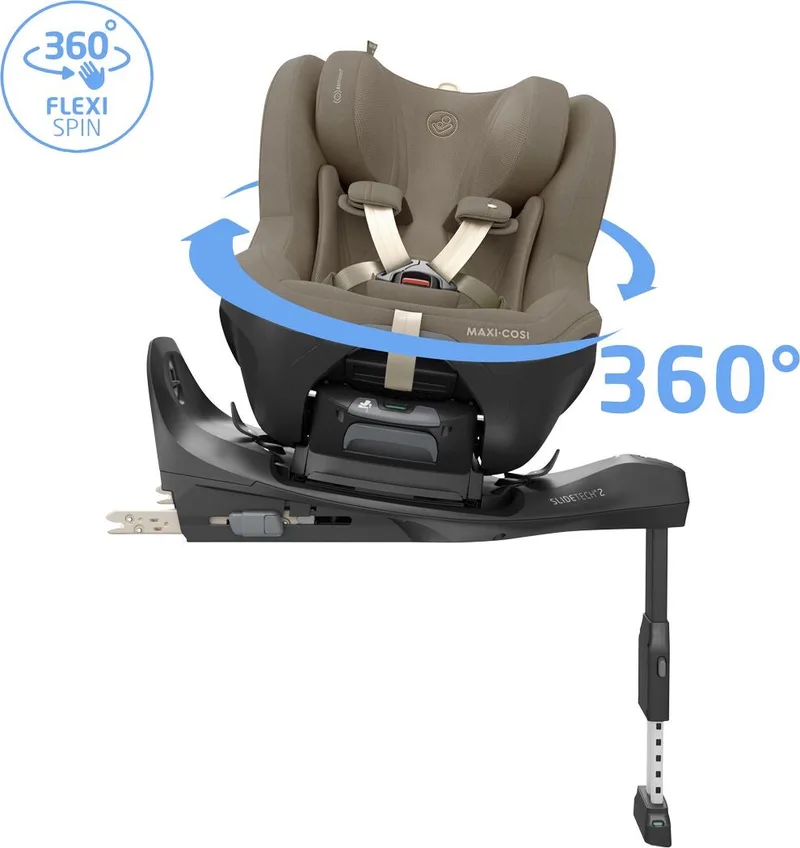 Premium Kindersitz Pearl Slide Pro från Maxi-Cosi i Brun, 71 × 44 × 70,1 mm – produktbild 3 av 4