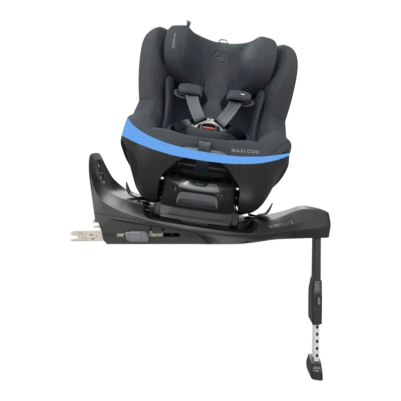 Premium Kindersitz Pearl Slide Pro inkl. Isofix-Basis Familyfix Slide Pro by Maxi-Cosi in Grey, 71 × 44 × 70,1 mm – product photo