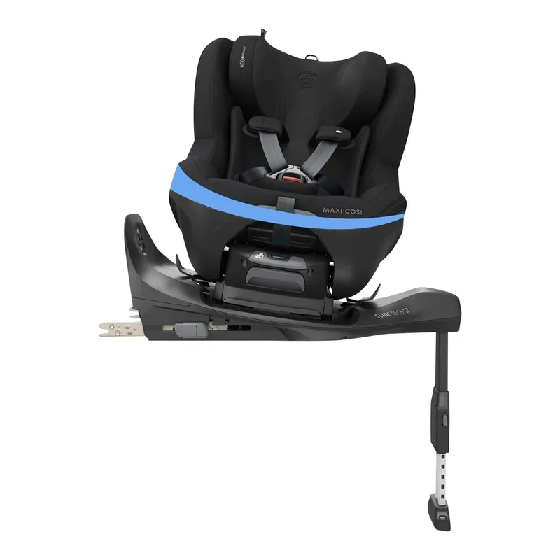 Premium Kindersitz Pearl Slide Pro inkl. Isofix-Basis Familyfix Slide Pro by Maxi-Cosi in Grey, 71 × 44 × 70,1 mm – product photo