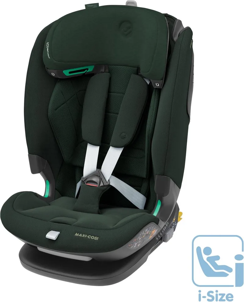Titan Pro i-Size Autostoeltje - Vanaf ca. 15 maanden tot 12 jaar by Maxi-Cosi in Authentic Green – product photo