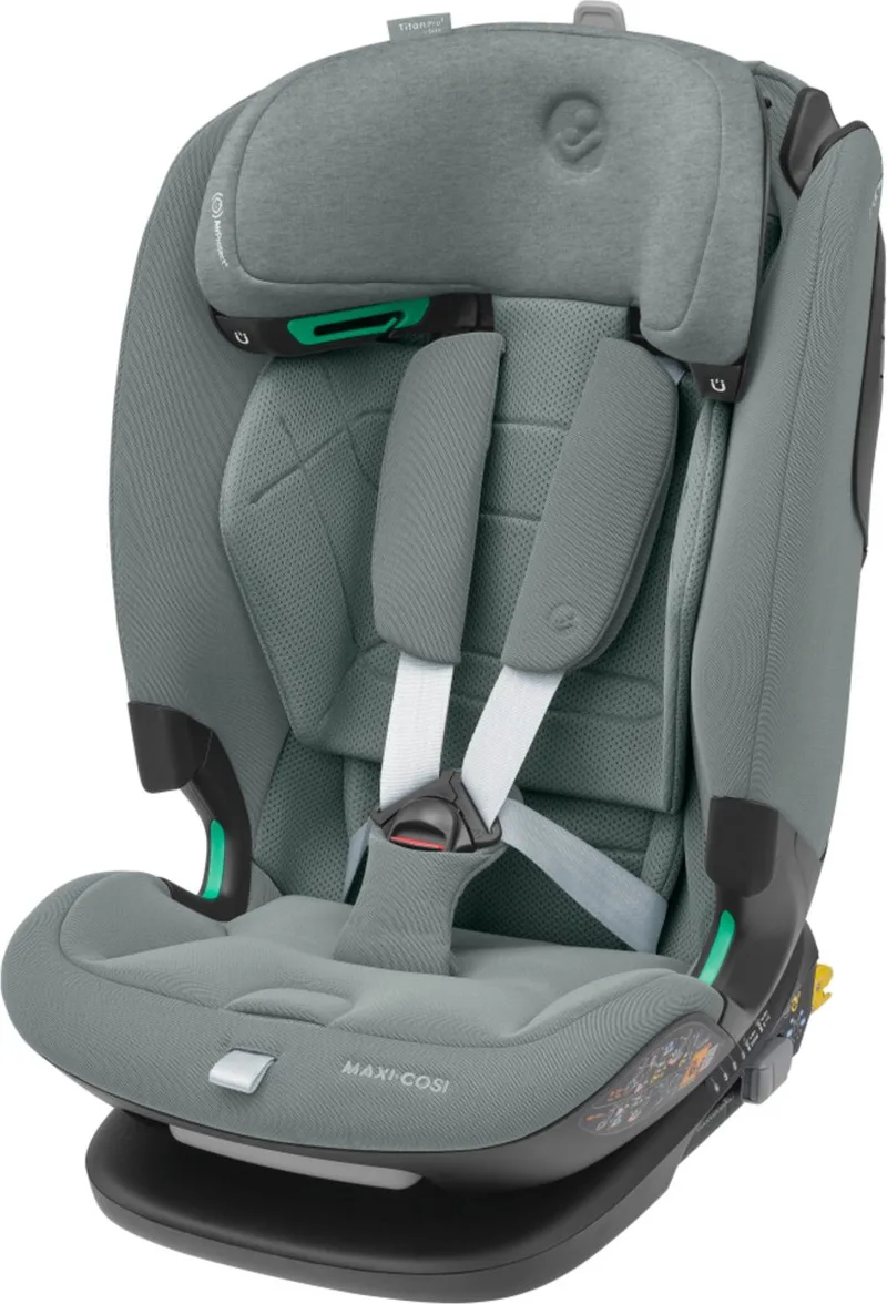 Titan Pro i-Size Autostoeltje - Vanaf ca. 15 maanden tot 12 jaar de Maxi-Cosi en Authentic Grey – photo produit