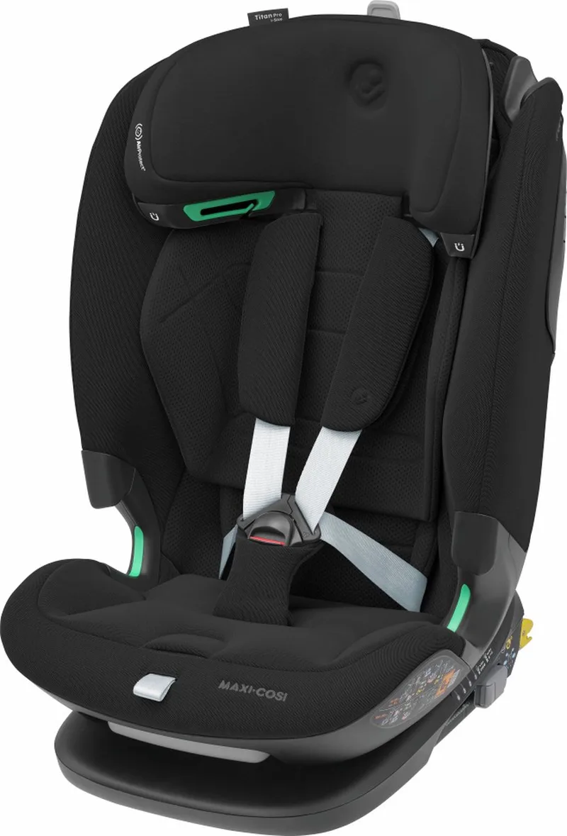 Titan Pro i-Size Autostoeltje - Vanaf ca. 15 maanden tot 12 jaar de Maxi-Cosi en Authentic Black – photo produit
