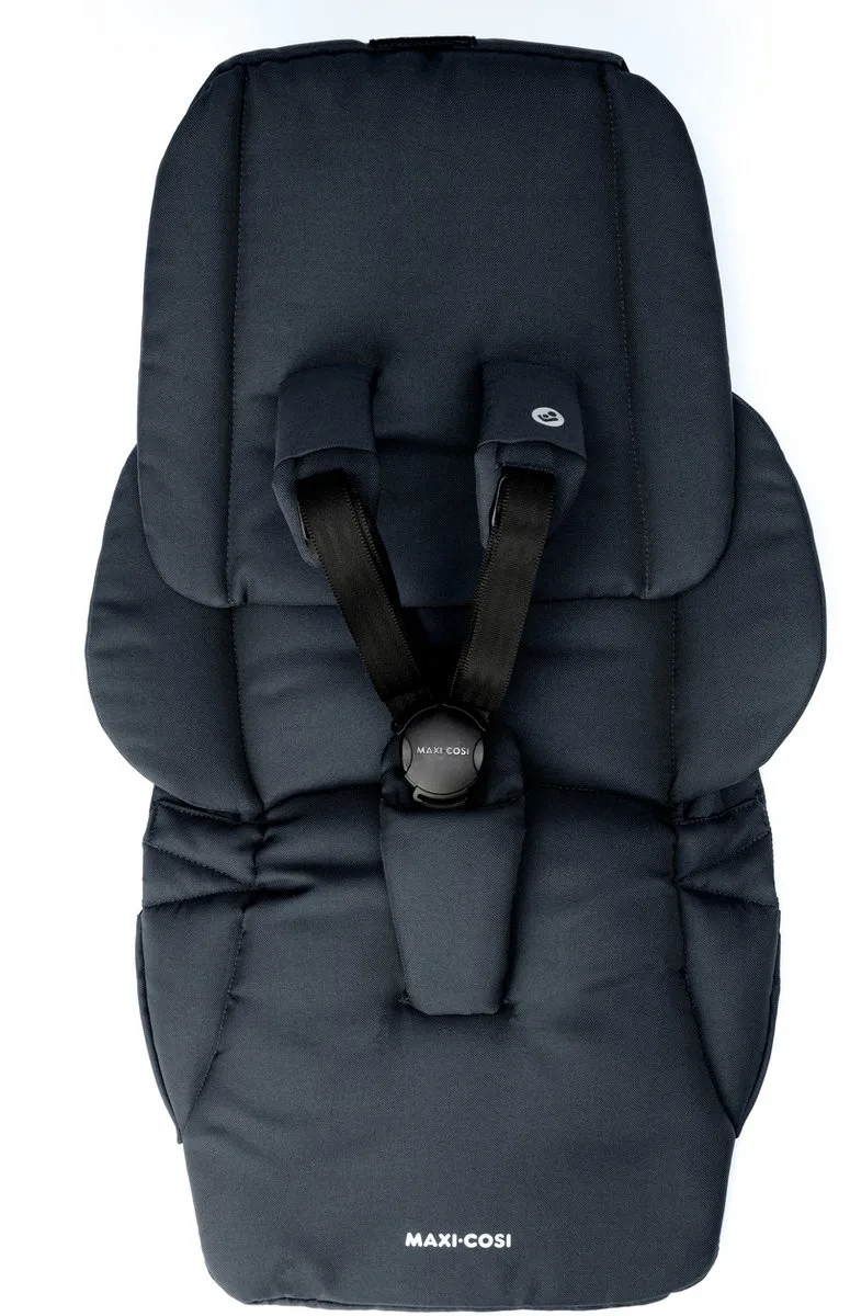 Zittingbekleding en gordel voor Leona2 kinderwagen de Maxi-Cosi en Essential Graphite – photo produit