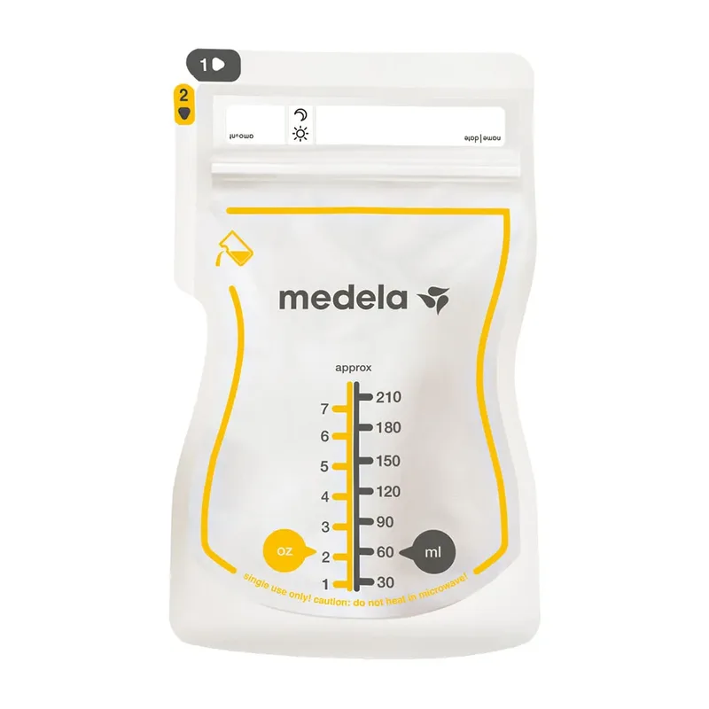 Easy Pour Bag Borstkolf 210 Ml 100 Eenheden fra Medela – produktbillede 1 af 5