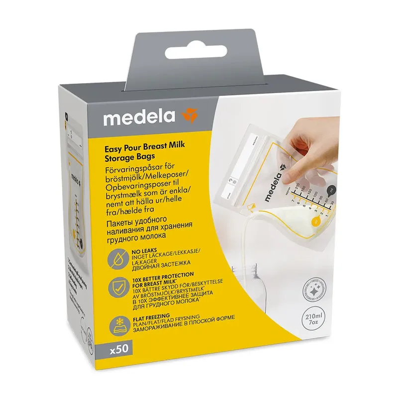 Easy Pour Bag Borstkolf 210 Ml 50 Eenheden från Medela – produktbild 4 av 5