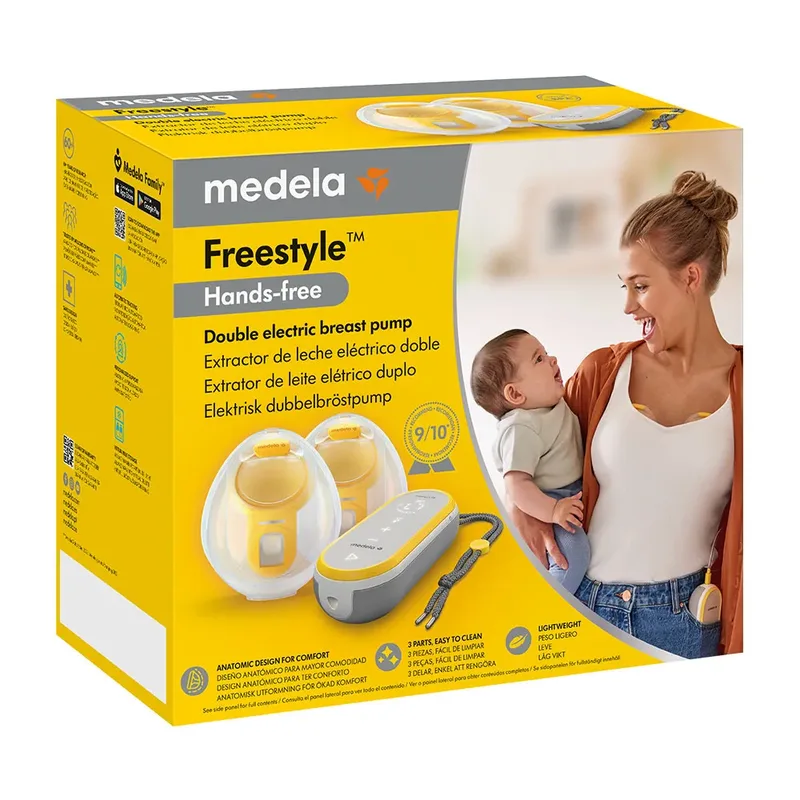 Elektrisch Borstkolf - Dubbel - Handsfree - Freestyle fra Medela – produktbillede 5 af 5