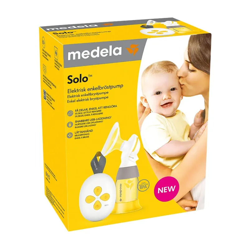 Elektrisch Borstkolf - Eenvoudig - Solo fra Medela – produktbillede 2 af 5