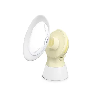 Elektrische Milchpumpe Swing Flex™ tragbar mit 2-Phasen-Expression-Technologie, Überall und zu jeder Zeit effizient Abpumpen von Medela in Weiß – Produktfoto 4 von 5
