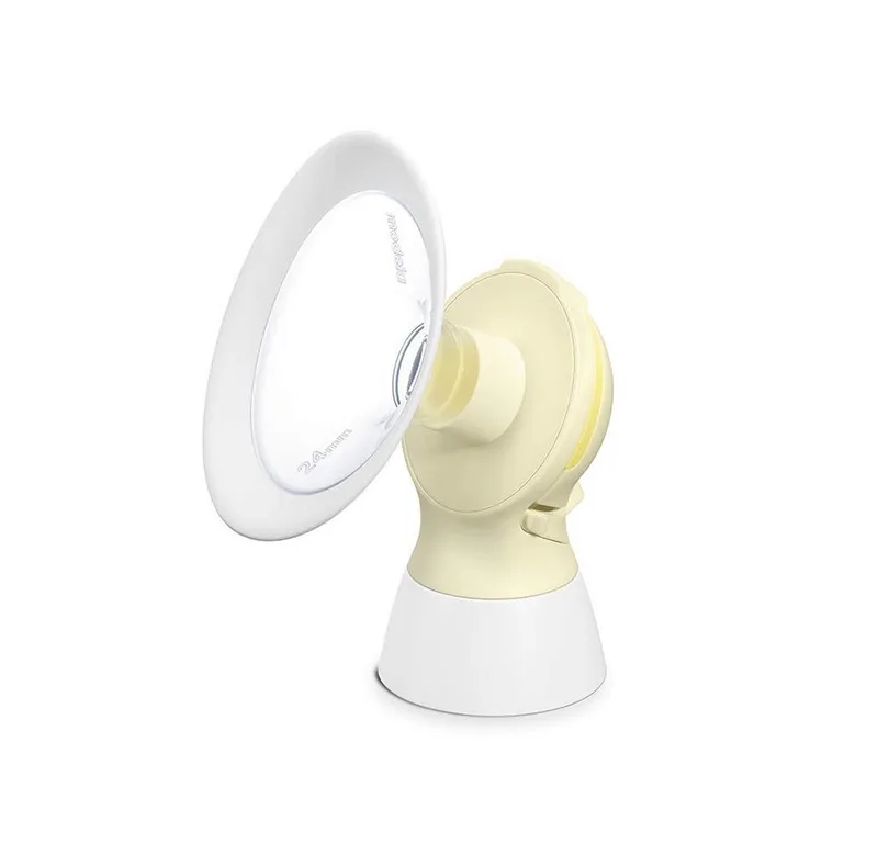 Elektrische Milchpumpe Swing Flex™ tragbar mit 2-Phasen-Expression-Technologie, Überall und zu jeder Zeit effizient Abpumpen von Medela in Weiß – Produktfoto 4 von 5
