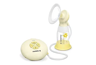 Elektrische Milchpumpe Swing Flex™ tragbar mit 2-Phasen-Expression-Technologie, Überall und zu jeder Zeit effizient Abpumpen von Medela in Weiß – Produktfoto 3 von 5