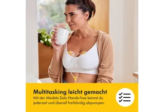 Freestyle Hands-Free borstkolf – Dubbele elektrische borstkolf – Handsfree - Draagbaar by Medela in Grey, Transparent, Yellow – product photo 4 of 5