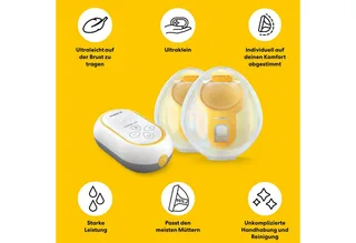 Freestyle™ Mini Hands-free Dubbele Elektrische Borstkolf von Medela – Produktfoto 3 von 3