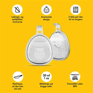 In-bra Breast Milk Collector Borstkolf 2 Eenheden från Medela – produktbild 3 av 4
