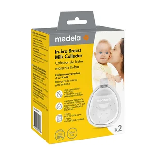 In-bra Breast Milk Collector Borstkolf 2 Eenheden från Medela – produktbild 2 av 4