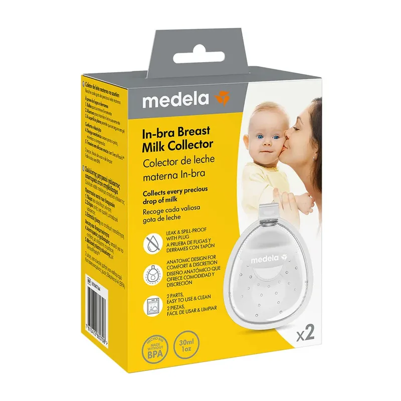 In-bra Breast Milk Collector Borstkolf 2 Eenheden från Medela – produktbild 2 av 4