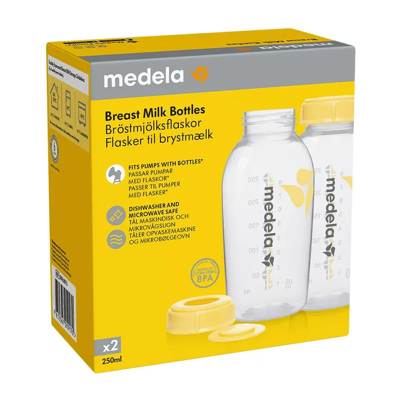 Medela 250 Ml-2 Pcs Fles de Medela – photo produit 2 sur 2