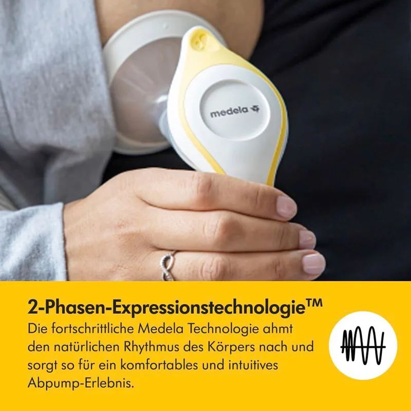 Medela 3tlg. Handmilchpumpe Harmony Essentials by Medela in Multicolour, 42,3 × 35,1 × 22,5 mm – product photo 3 of 3