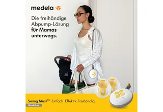 Milchpumpe Swing Maxi Hands-free von Medela in Gelb, Transparent, Weiß, 22,6 × 23,7 × 23,7 mm – Produktfoto 2 von 5
