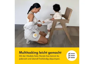 Milchpumpe Swing Maxi Hands-free von Medela in Gelb, Transparent, Weiß, 22,6 × 23,7 × 23,7 mm – Produktfoto 4 von 5