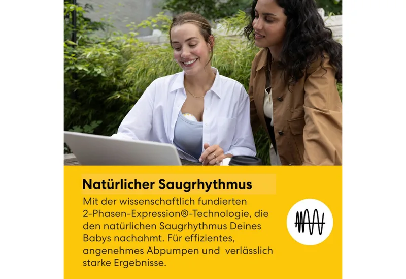 Motion InBra™ - Handsfree Draagbare Enkele Elektrische Borstkolf - Draadloos - Discreet, Lichtgewicht en past in BH von Medela in Weiß – Produktfoto 3 von 5