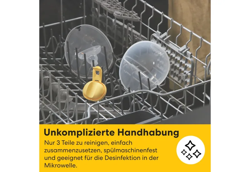 Motion InBra™ - Handsfree Draagbare Enkele Elektrische Borstkolf - Draadloos - Discreet, Lichtgewicht en past in BH von Medela in Weiß – Produktfoto 5 von 5