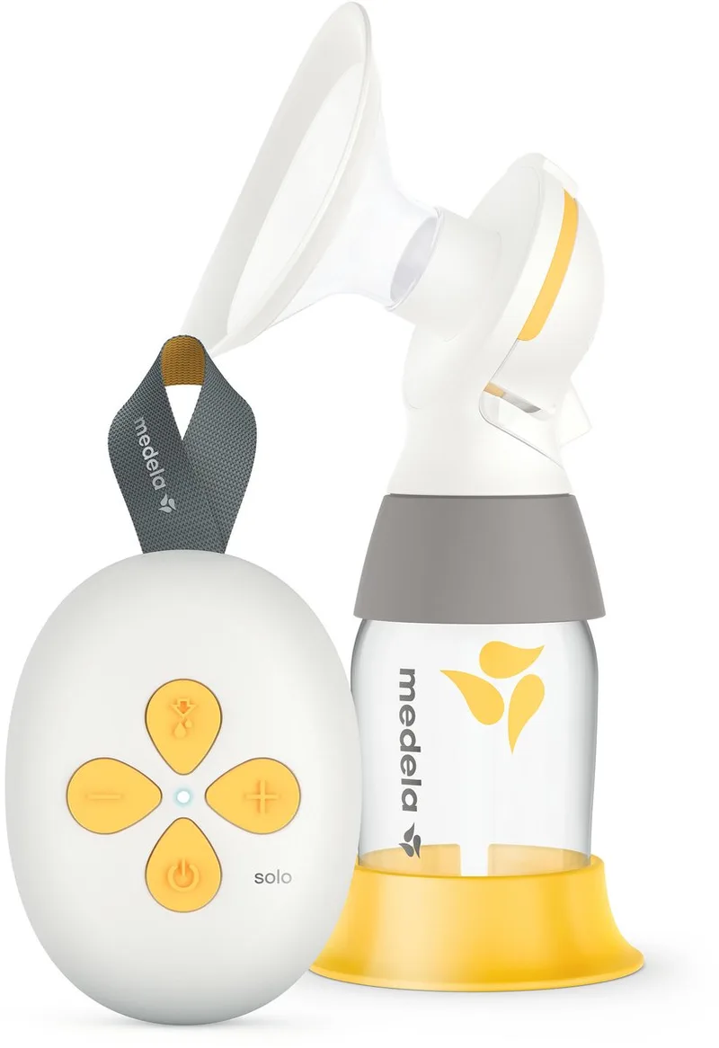 Solo Borstkolf - Enkele Elektrische Borstkolf - Compact en Licht - Oplaadbare accu - USB lader by Medela in Wit – product photo