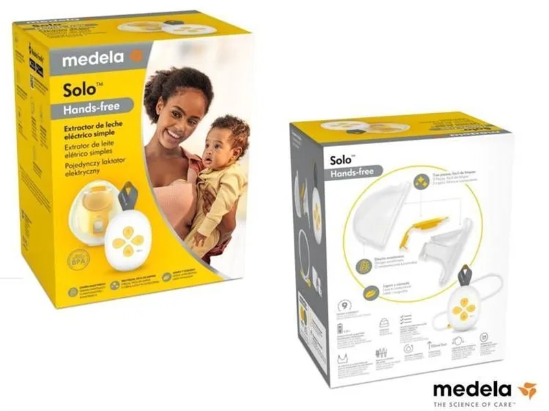 Solo handsfree elektrische borstkolf - Enkelzijdig de Medela en Multicolor – photo produit