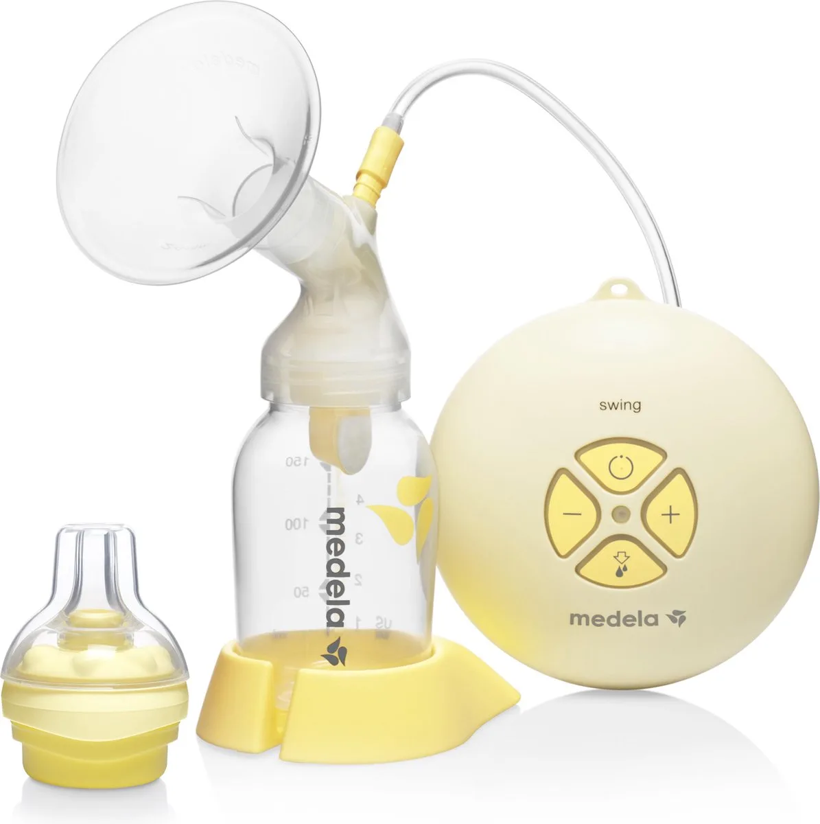 Swing - enkele elektrische borstkolf van Medela in Geel – productfoto