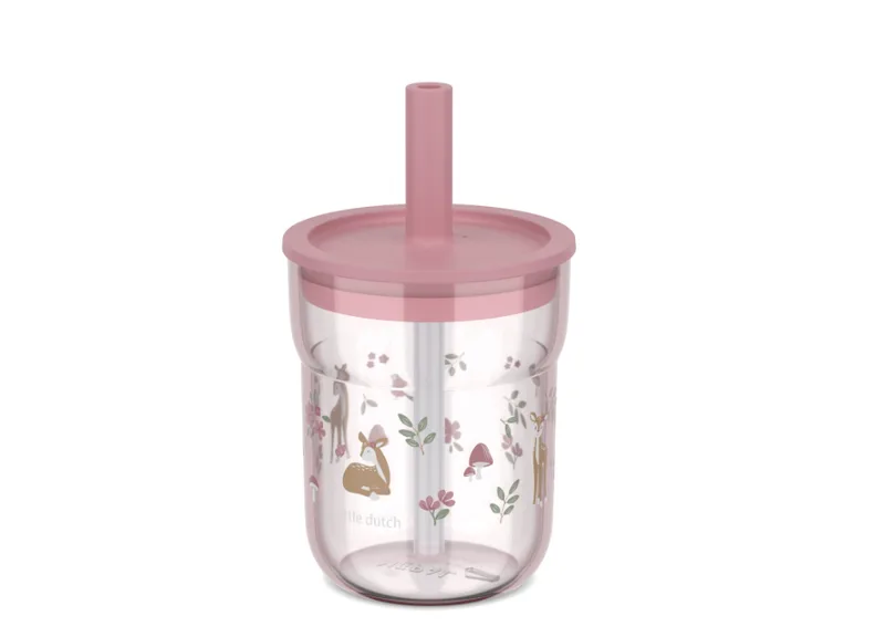 Beker Mepal x Little Dutch Met Rietje 250ml Mio Fairy Garden van Mepal – productfoto