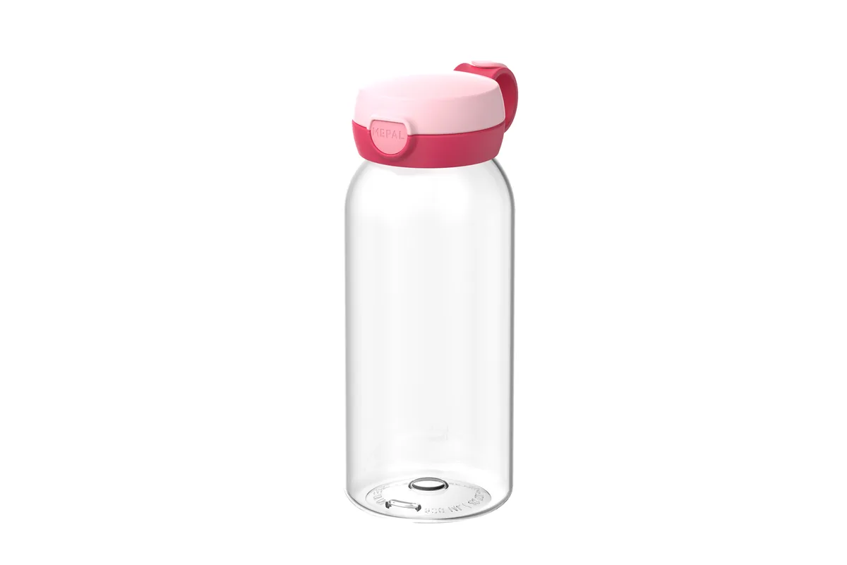 campus drinkfles met flipdop 600 ml cool pink fra Mepal – produktbillede