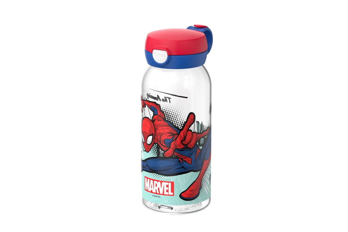 campus drinkfles met flipdop 600 ml Spiderman by Mepal – product photo
