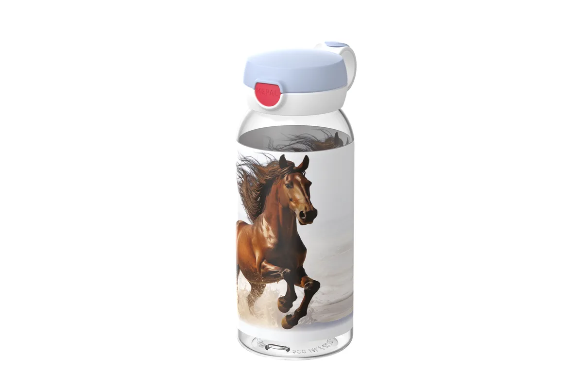 campus drinkfles met flipdop 600 ml wild horse van Mepal – productfoto