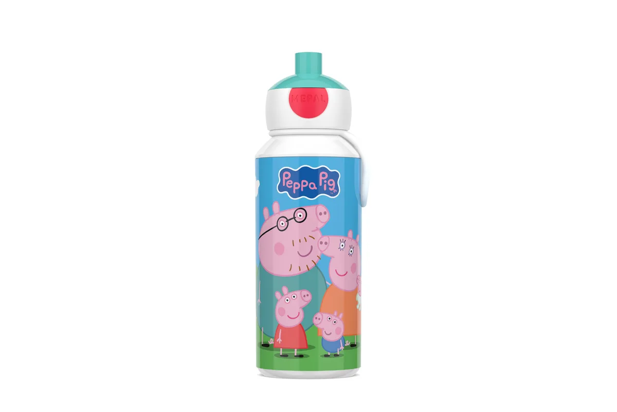 campus drinkfles pop-up 400 ml Peppa Pig van Mepal – productfoto