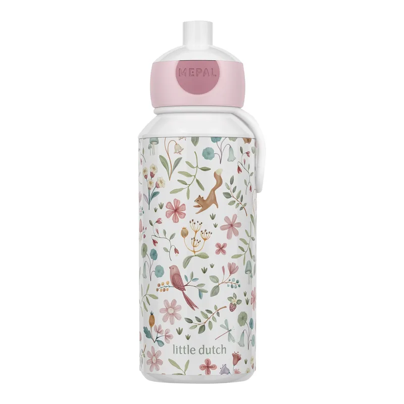 Campus Mepal X Little Dutch drinkfles pop-up 400ml van Mepal in Meerkleurig, 6,4 × 7 × 18,4 mm – productfoto