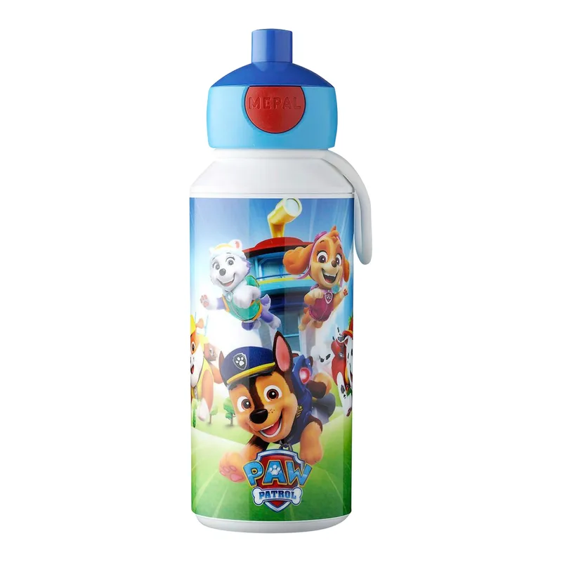 Campus drinkfles pop-up 400ml van Mepal in Blauw, 6,4 × 7 × 18,4 mm – productfoto
